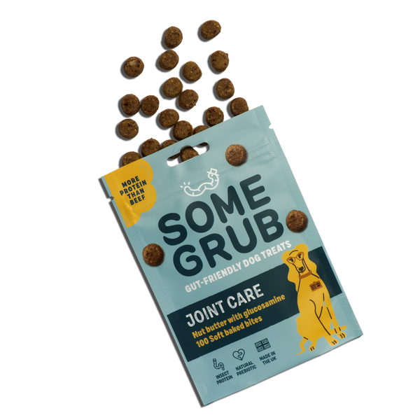 Joint Care treats pouch with scattered bites