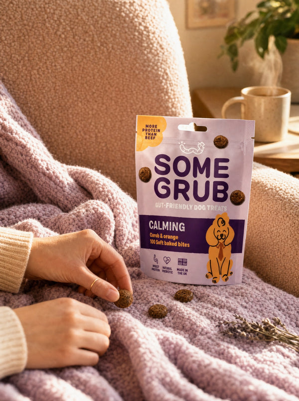 Some Grub Calming treats at home