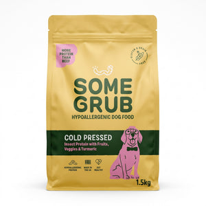 Some Grub hypoallergenic cold-pressed dog food, 1.5kg bag
