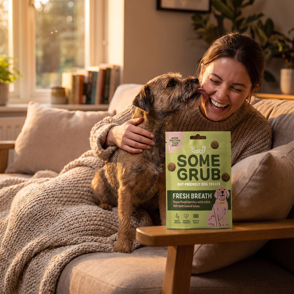 Some Grub Fresh Breath treats at home